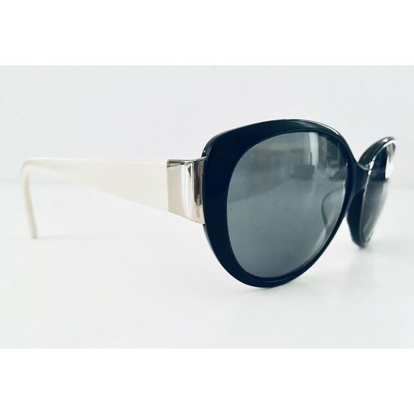Kate Spade Black Oval Frame White Pearl Temples